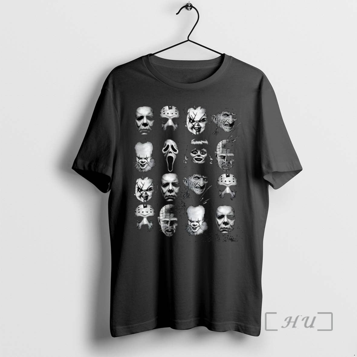 Trending Hallowen Legends Collage Of Faces Of Classic Horror Movie Villains