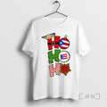Trending Ho Ho Ho Bad Bunny Navidad Boricua Puerto Rico Flag Merry Christmas Tee Shirts