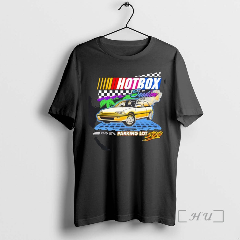 Trending Hotbox Session Parking Lot 500 Nascar Graphic T Shirt Sweater