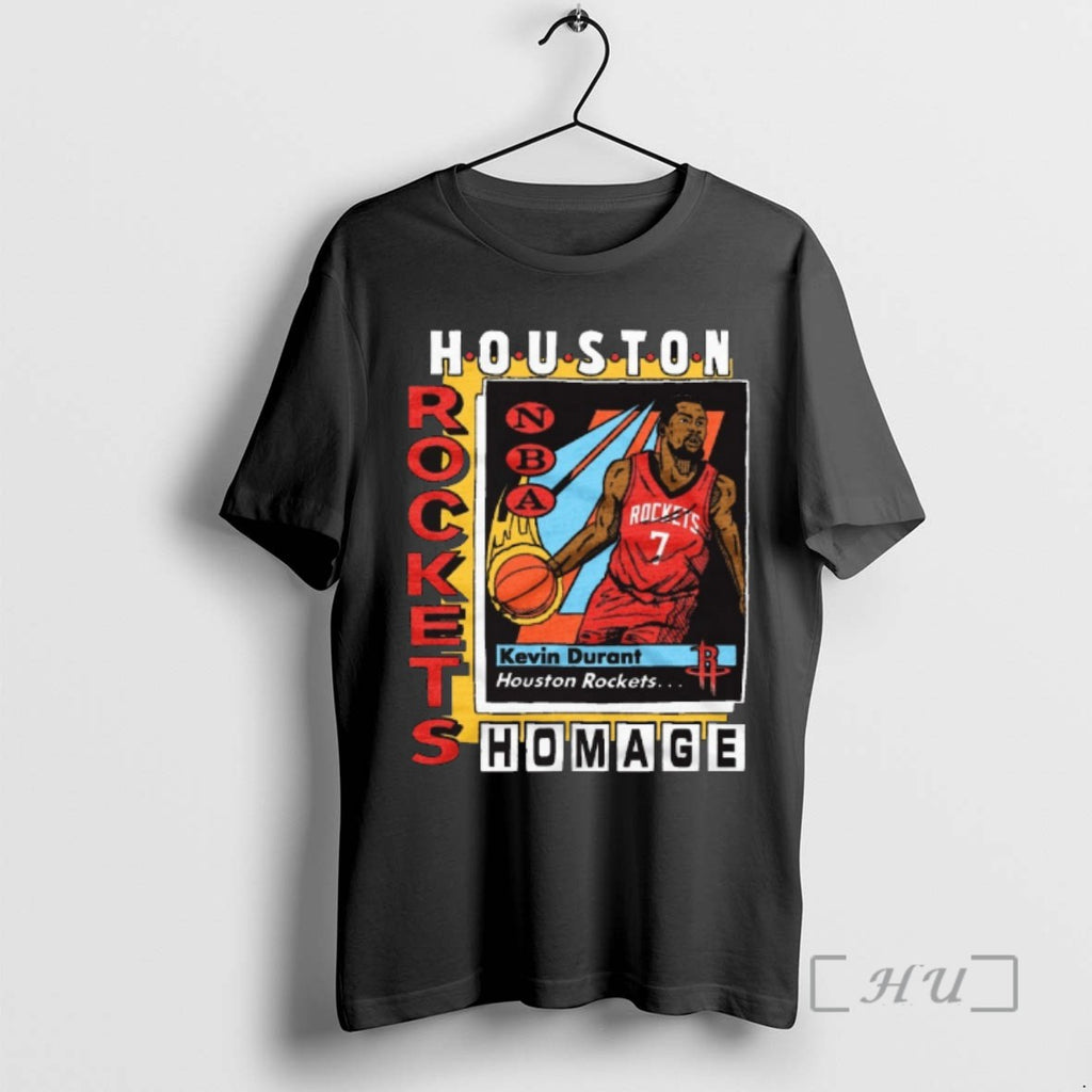 Trending Houston Rockets Kevin Durant Homage Trading Card 2025 Tee Shirts Sweater