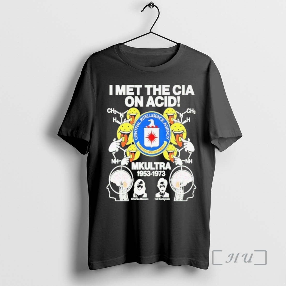 Trending I Met The Cia On Acid Mkultra Central Intelligence Agency Premium T Shirt Sweater