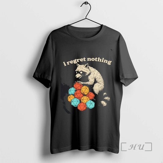 Trending I Regret Nothing Raccoon Tee Shirt Sweater