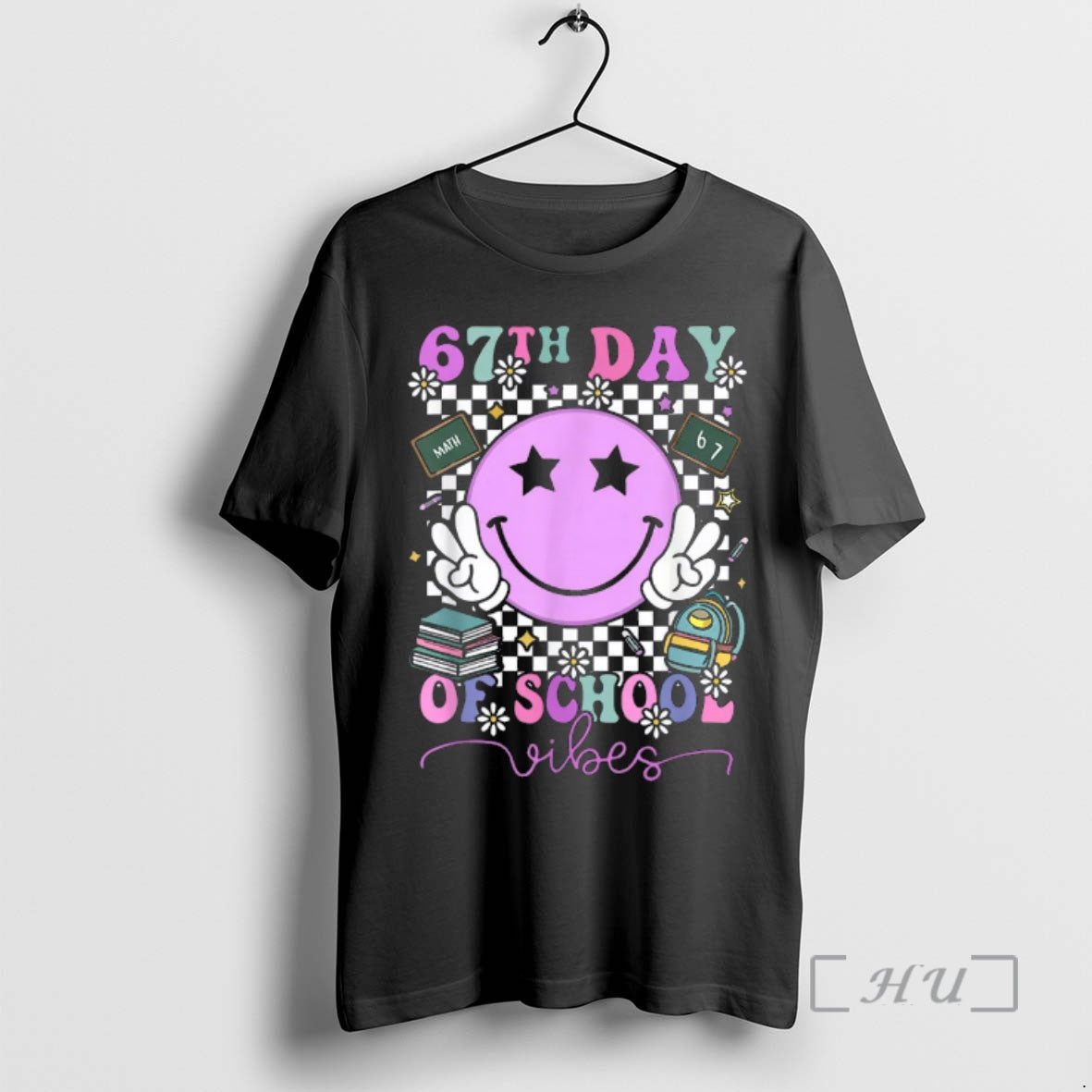 Trending I Survived 67 Days Of School Six Seven Meme Teachers Student Premium T Shirts