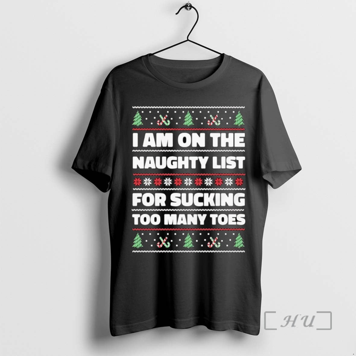 Trending I Am On The Naughty List For Sucking Too Many Toes Christmas Sweat