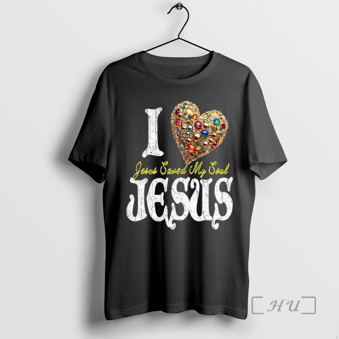 Trending I Love Jesus Who Saved Me Life Gem Heart Christian Premium T Shirts Sweater