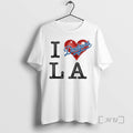 Trending I Love Los Angeles Dodgers Mlb Baseball World Series 2025 Premium T Shirts Sweater