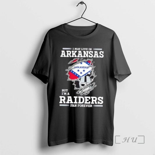 Trending I May Live In Arkansas But Im A Raiders Fan Forever T Shirts Sweater