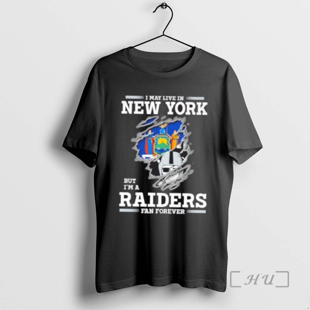 Trending I May Live In New York But Im A Raiders Fan Forever T Shirts
