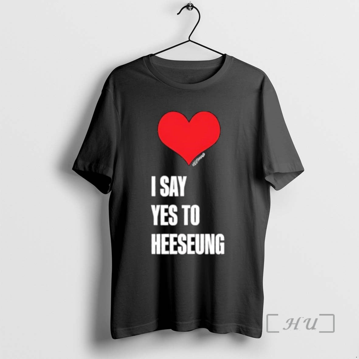 Trending I Say Yes To Heeseung Heart Tee Shirt Sweater
