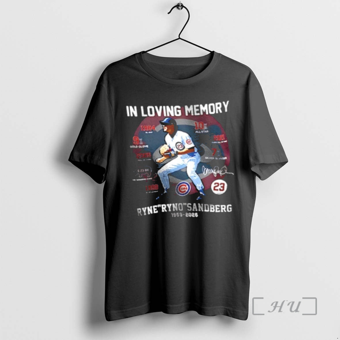 Trending In Loving Memory Ryne Ryno Sandberg 1959 2025 Premium T Shirt Sweater