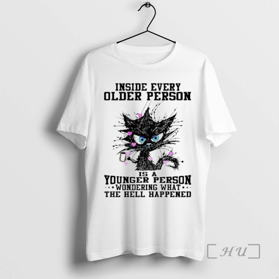 Trending Inside Every Older Person Is A Younger Person Black Cat Premium T Shirts Sweater