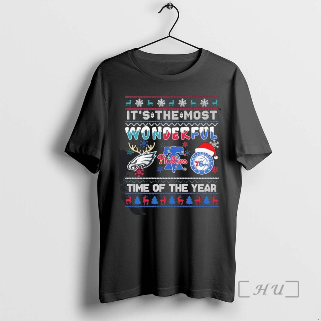 Trending Its The Most Wonderful Time Of The Year Christmas Philadelphia Sports Team Logo