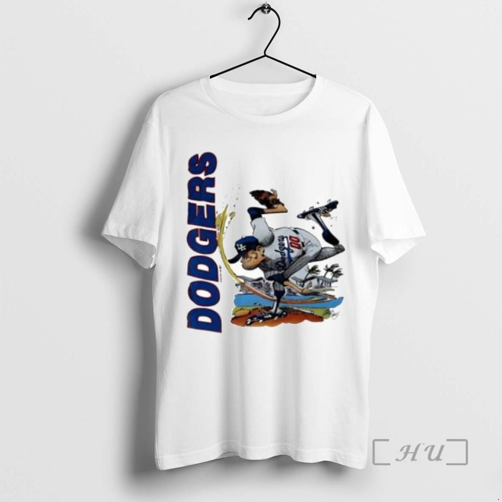 Trending Jack Davis Dodgers Vintage 1989 Cartoon Tee Shirts Sweater