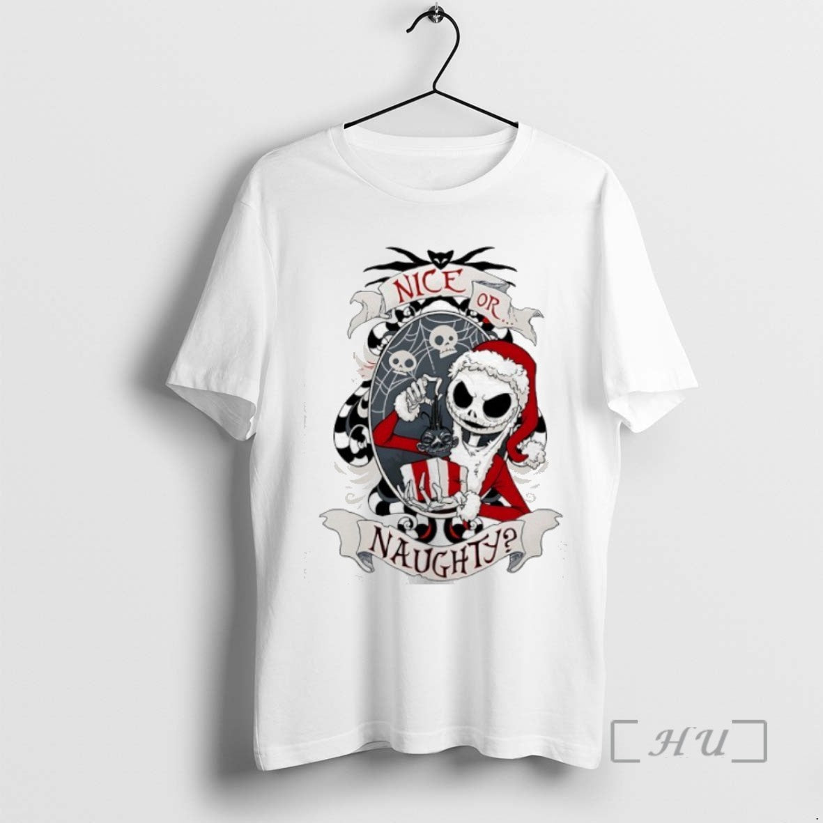 Trending Jack Skellington And Sally Nice Or Naughty The Nightmare Before Christmas Tee Shirts Sweater