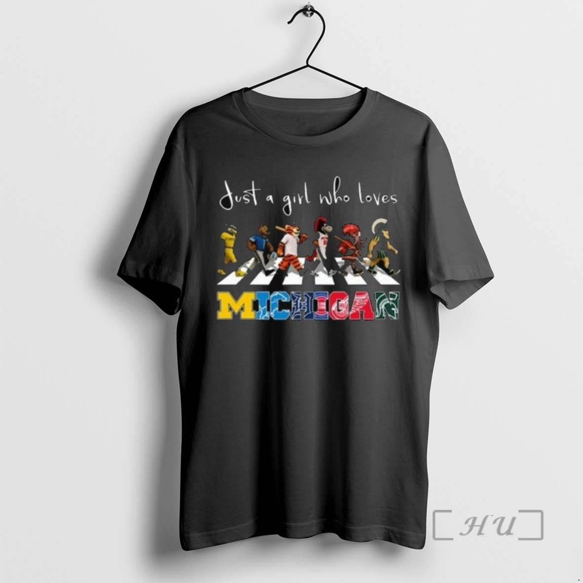 Trending Just A Girl Who Loves Mascot Michigan City Sports All Team 2025 Long Sleve