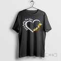 Trending Just A Notre Dame Fighting Irish Girl Heart Premium T Shirt Sweater