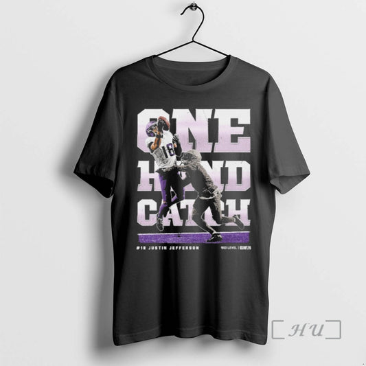 Trending Justin Jefferson Minnesota Vikings One Hand Catch Premium T Shirt Sweater