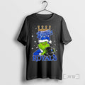 Trending Kansas City Royals Baseball Grinch Holding Helmet Christmas Tee Shirts Sweater