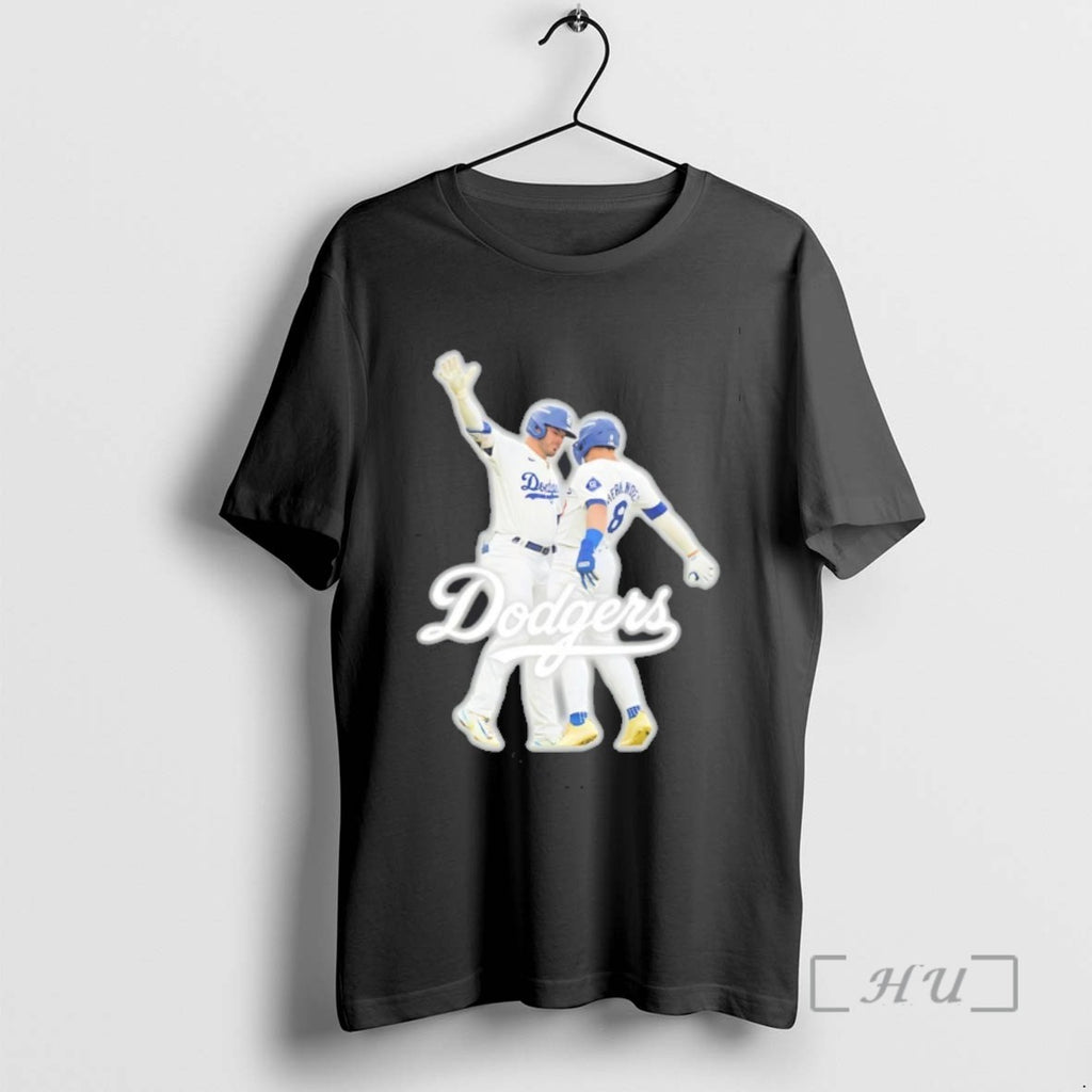 Trending Kike Hernandez And Gavin Lux Funny Celebration Tee Shirts Sweater