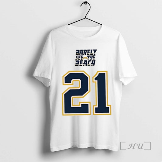 Trending Ladainian Tomlinson San Diego Chargers 21 Barely See The Beach Logo Tee Shirt Sweater