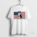 Trending Larry I Love Democracy American Flag Cat T Shirt Sweater