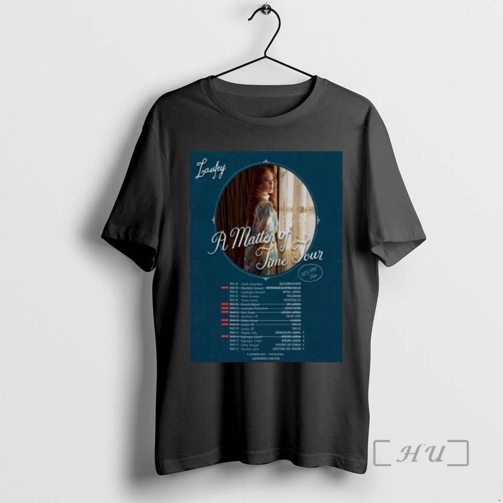 Trending Laufey A Matter Of Time New Tour Uk Eu 2025 Long Sleve Tee Shirts