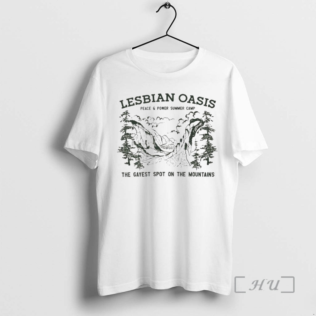 Trending Lesbian Oasis The Gayest Spot On The Mountains Premium T Shirt Sweater