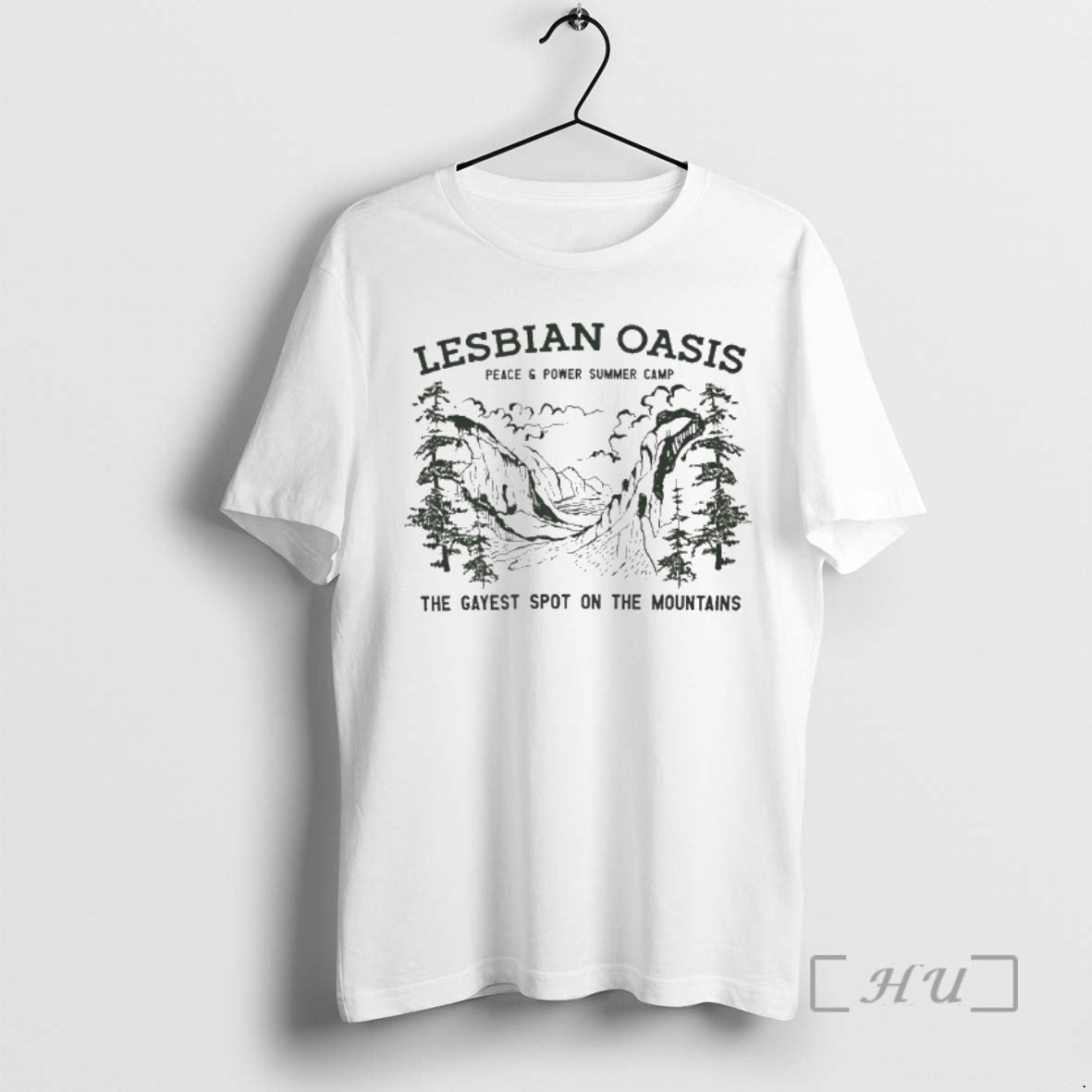 Trending Lesbian Oasis The Gayest Spot On The Mountains Premium T Shirt Sweater
