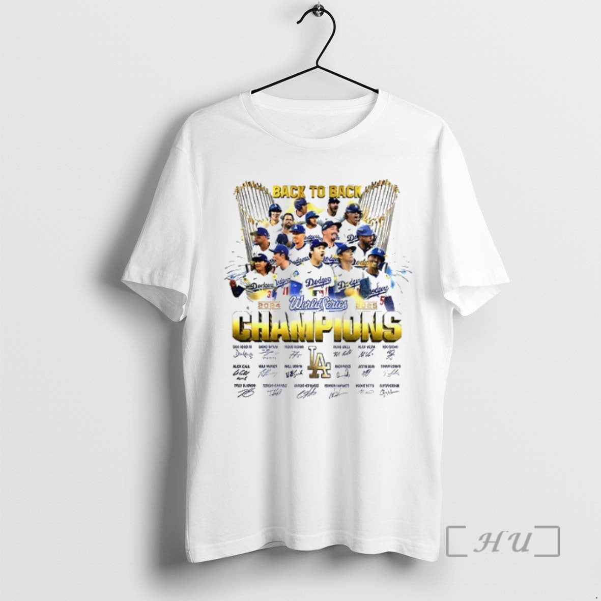 Trending Los Angeles Dodgers 2025 World Series Champions Back To Back Signature