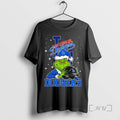 Trending Los Angeles Dodgers Baseball Grinch Holding Helmet Christmas Tee Shirts Sweater