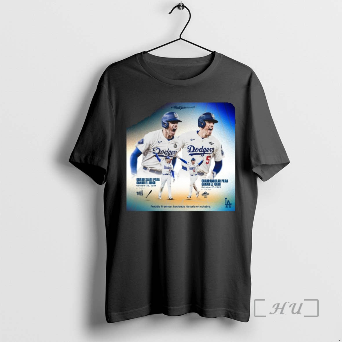 Trending Los Angeles Dodgers Freddie Freeman Freddie Freeman Making History In October 2025 Tee Shirts