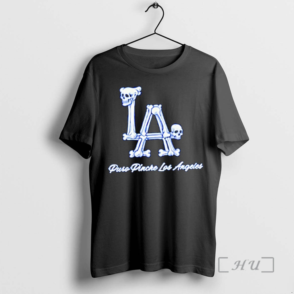 Trending Los Angeles Dodgers Puro Pinche Los Angeles Baseball Logo Premium T Shirt Sweater