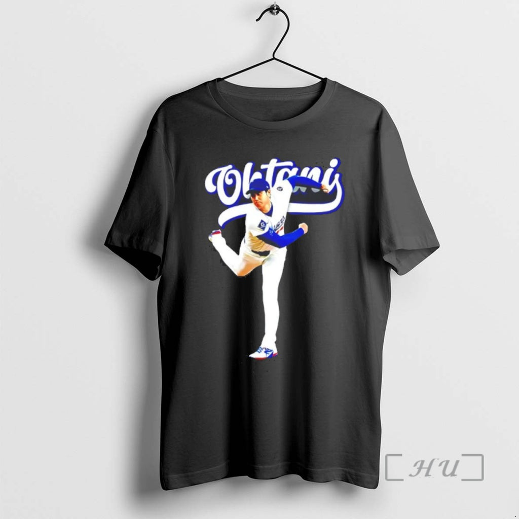 Trending Los Angeles Dodgers Shohei Ohtani Pose Graphic Tee Shirts Sweater