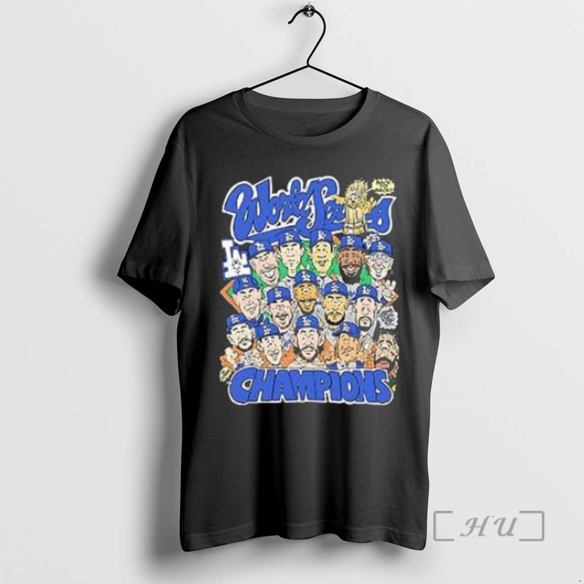 Trending Los Angeles Dodgers World Series Championships Caricature Graphic Premium T Shirt Sweater