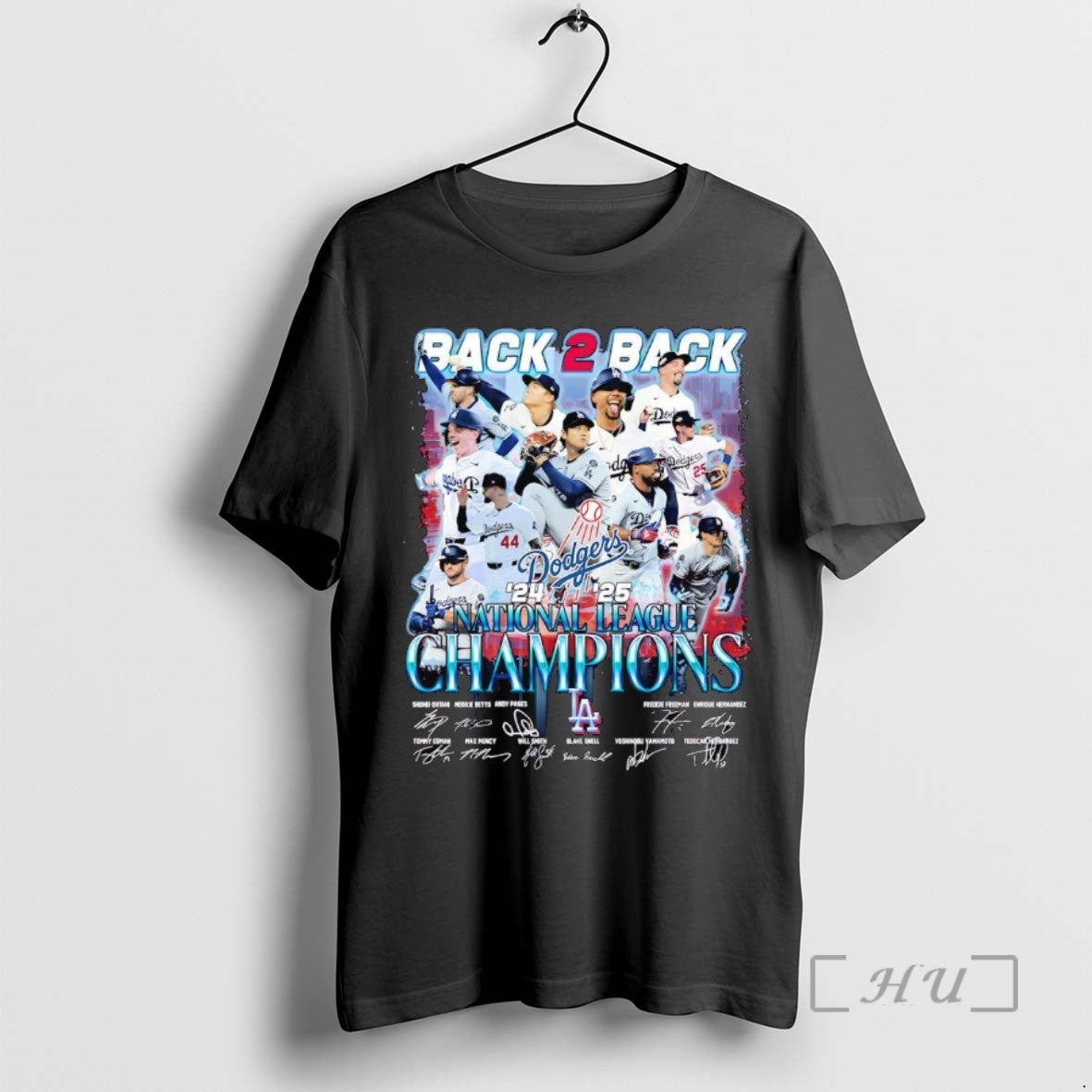 Trending Los Angeles Dodgers Back 2 Back National League Champions Team Players Tee Shirts Sweater