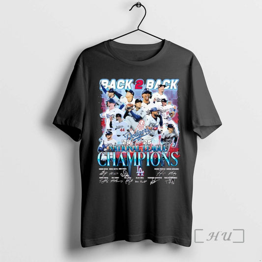 Trending Los Angeles Dodgers Back 2 Back National League Champions Team Players Tee Shirts Sweater