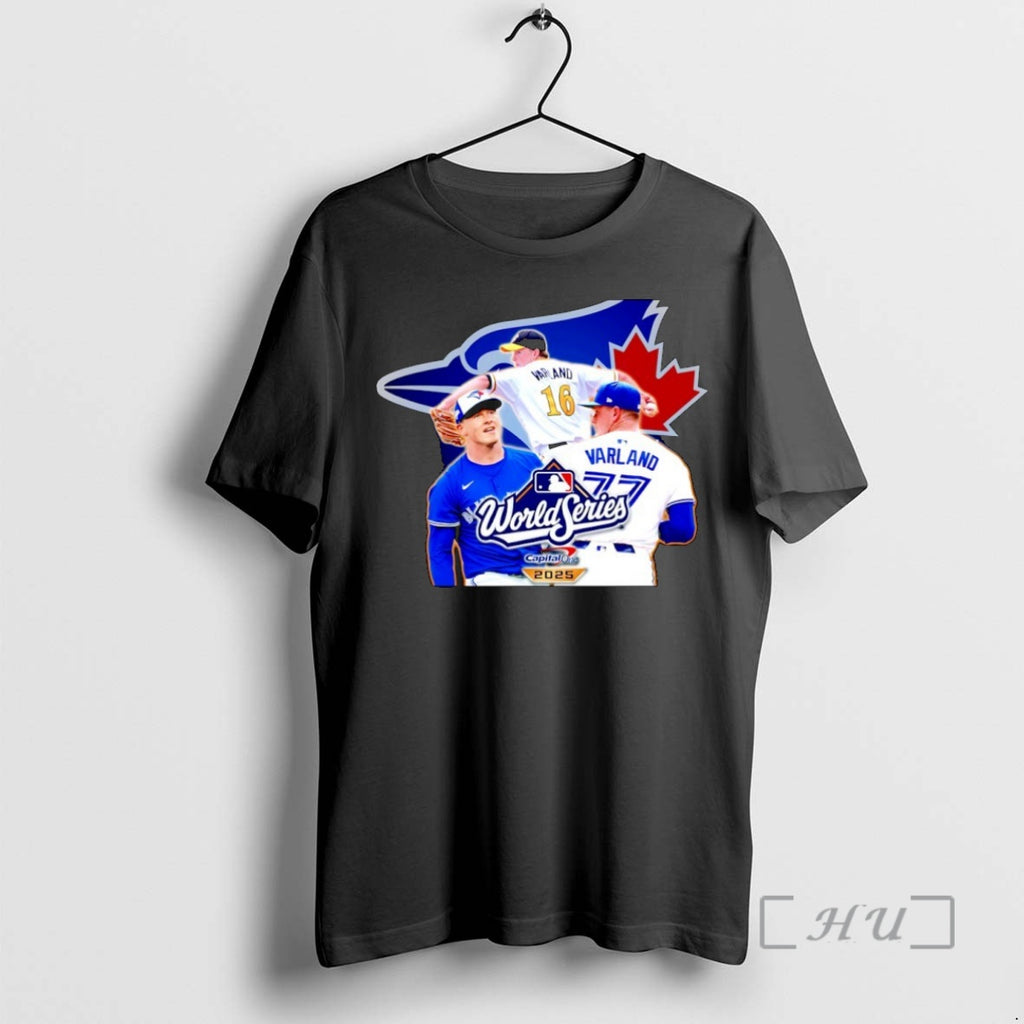 Trending Louis Varland Toronto Blue Jays Major League Baseball World Series 2025 Logo Premium