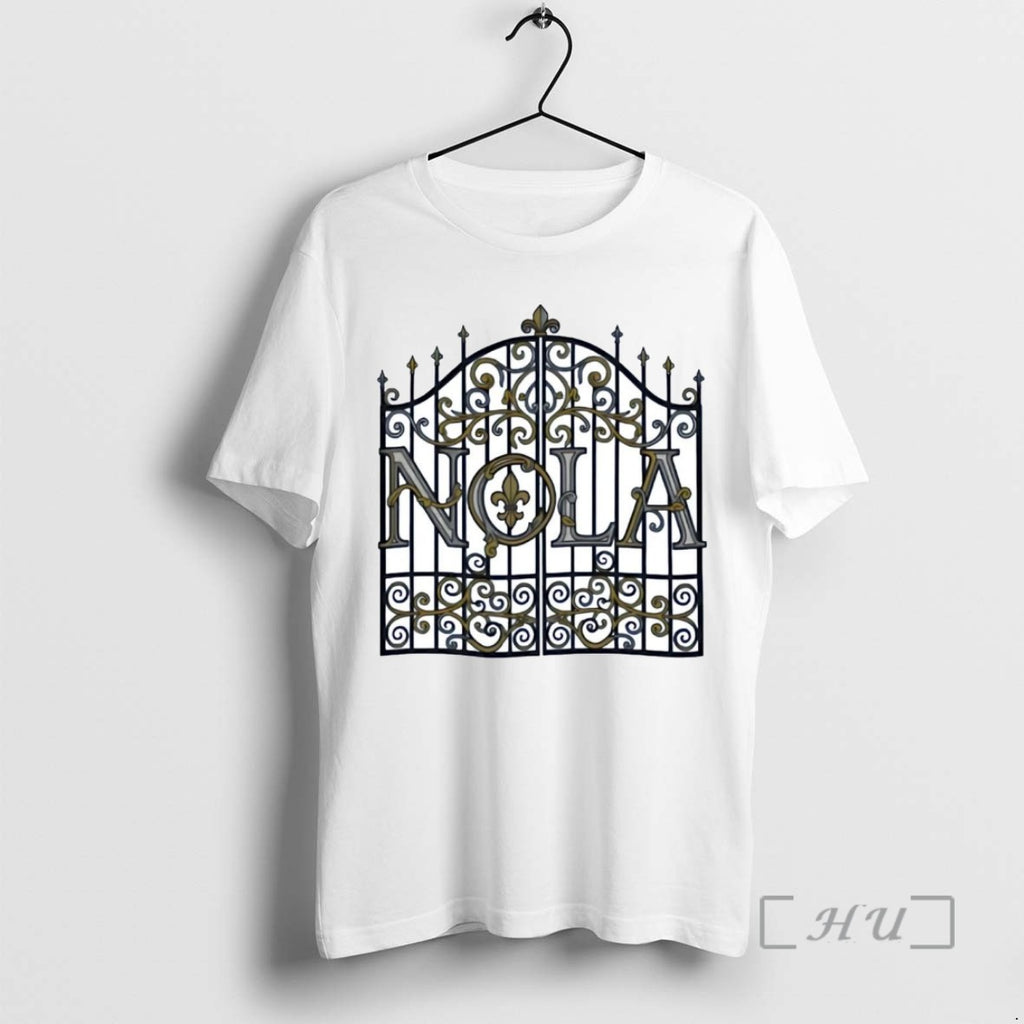 Trending Louisiana Nola Gates Tee Shirts Sweater