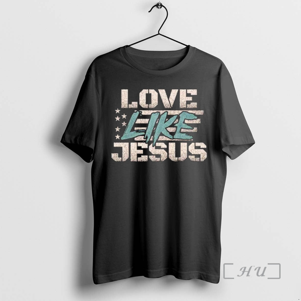 Trending Love Like Jesus Usa Flag Retro Ornaments
