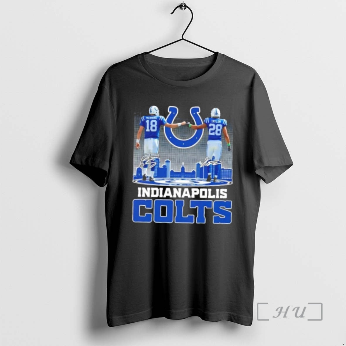 Trending Manning X Taylor Indianapolis Colts Football Skyline Premium T Shirt Sweater