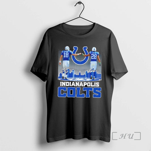 Trending Manning X Taylor Indianapolis Colts Football Skyline Premium T Shirt Sweater