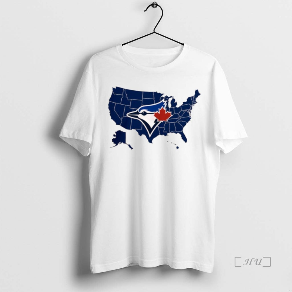Trending Map Of America Toronto Blue Jays World Series T Shirt Sweater