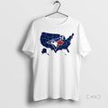 Trending Map Of America Toronto Blue Jays World Series T Shirt Sweater