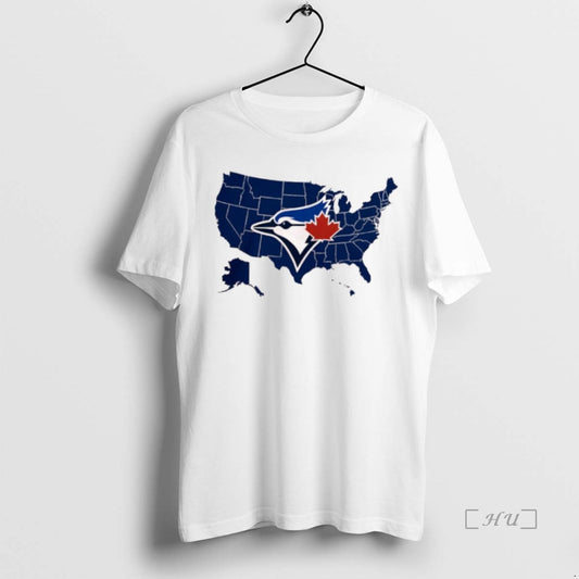 Trending Map Of America Toronto Blue Jays World Series T Shirt Sweater