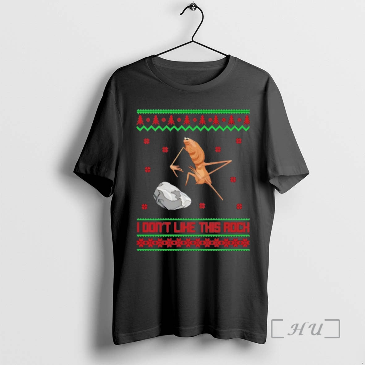 Trending Marcus I Dont Like This Rock Ugly Christmas Premium T Shirt Sweater