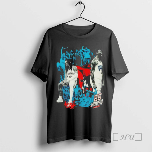 Trending Memphis Basketball Player 25 Tribute Sports Collage Tee Shirt Sweater