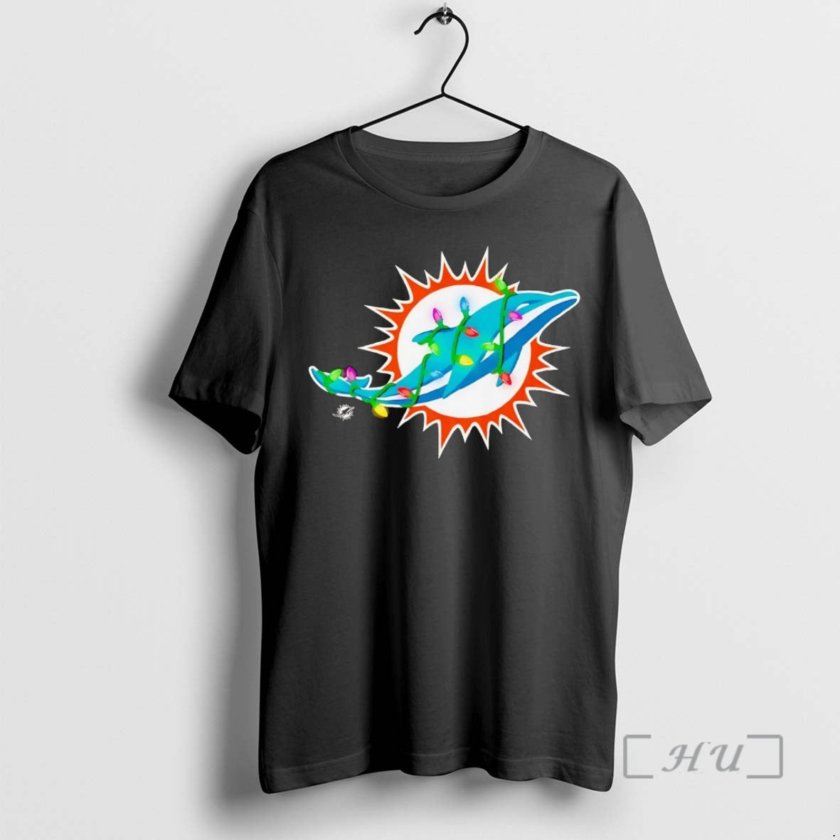 Trending Miami Dolphins Logo Christmas Light Premium T Shirt Sweater