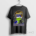 Trending Milwaukee Brewers Baseball Grinch Holding Helmet Christmas Tee Shirts Sweater