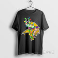 Trending Minnesota Vikings Logo Christmas Light Premium T Shirt Sweater