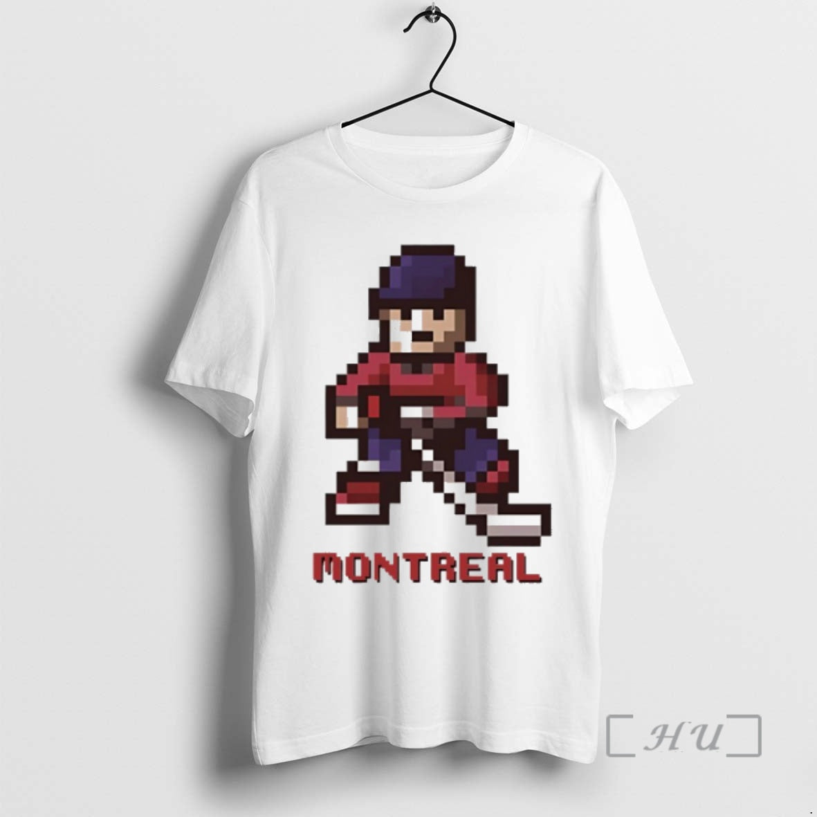 Trending Montreal Canadiens Hockey 8 Bit Retro Baller Premium T Shirt Sweater